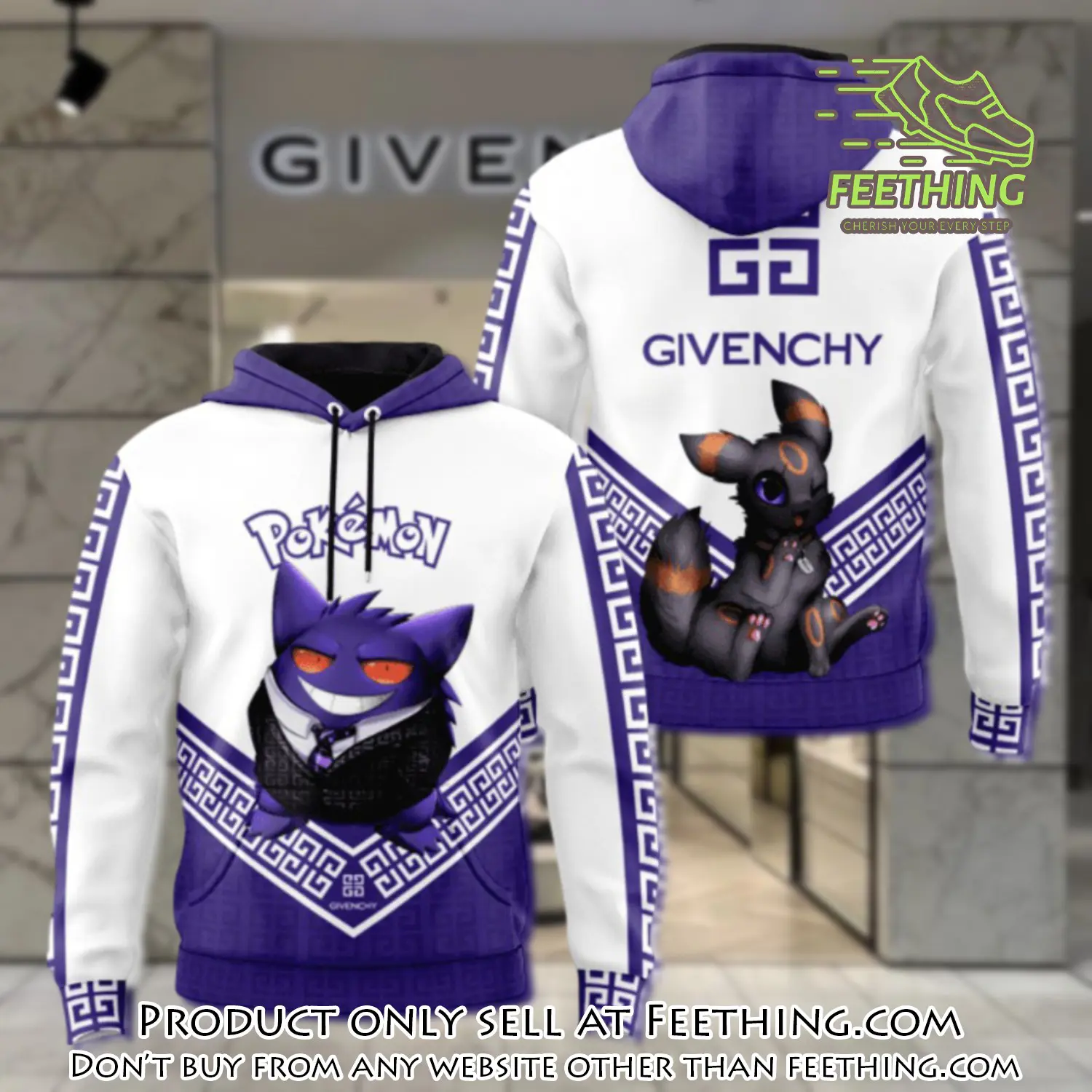 Givenchy pokemon unisex hoodie luxury brand gifts  jh2069 ft4246231